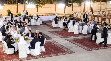 The Embassy of Qatar in Turkmenistan held iftar for the Muslim community