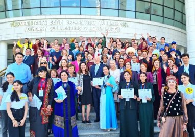 Finalists of the Lebap Handmade Exports project were awarded in Ashgabat