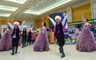 Exhibition of the shopping complex dedicated to the Day of the Turkmen Carpet in Ashgabat