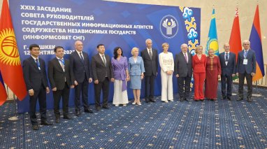 Представители Туркменистана приняли участие в заседании Совета руководителей госинформагентств СНГ