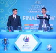 Photo story: A draw ceremony for the 2020 Asian Futsal Championship was held in Ashgabat