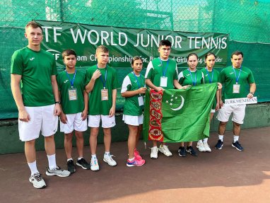 Теннисисты Туркменистана победно стартовали на отборочном юниорском турнире (U-14) чемпионата мира в Коломбо