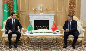 Akylbek Japarov arrived in Ashgabat for the Council of CIS Heads of Government
