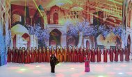 A concert took place at the Ashgabat Mukams Palace