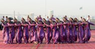 Photoreport from the ceremony of opening of a new complex of the State Tribune in Ashgabat
