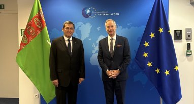 Состоялась встреча главы МИД Туркменистана со спецпредставителем ЕС по правам человека