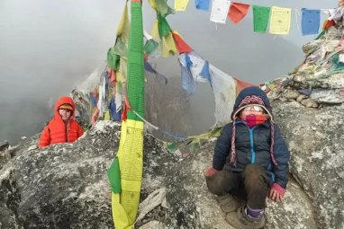 Четырехлетняя альпинистка установила рекорд, достигнув базового лагеря Эвереста
