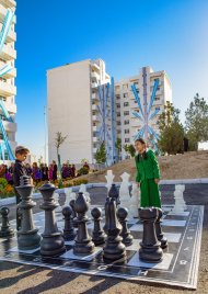 The opening of multi-apartment residential buildings took place in the Parakhat-7 residential area in Ashgabat