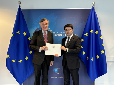 The Permanent Representative of Turkmenistan to the EU was accredited in Brussels