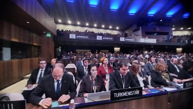 The delegation of Turkmenistan takes part in the 42nd session of the UNESCO General Conference in Paris