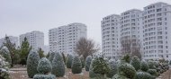 Winter continues in Ashgabat