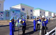 Photoreport from the opening ceremony of a new residential complex in Ashgabat