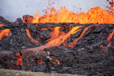 В Исландии после шести тысяч лет затишья проснулся вулкан Фаградальсфьядль