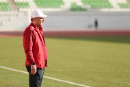 Фоторепортаж с матча 1-го тура чемпионатаТуркменистана-2023 по футболу «Копетдаг» — «Шагадам»