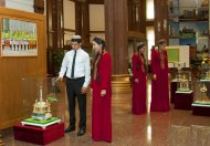 Фоторепортаж: В Государственном музее Туркменистана развернута выставка «Независимость – источник нашего счастья»