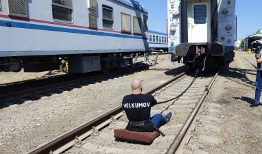 Dawid Melkumow 48 tonnalyk wagony süýşürmegi başardy