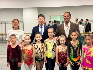 The President of the International Gymnastics Federation praised the potential of Turkmen athletes