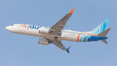 The FlyDubai airline resumed regular flights from Dubai to Ashgabat