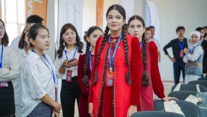 Делегаты Туркменистана участвуют в форуме волонтеров СНГ в Чолпон-Ата