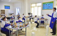 Photoreport from the opening of secondary school No 39 in Lebap velayat