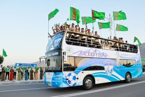 «Arkadag» futbol toparyny sylaglamak dabarasy geçirildi