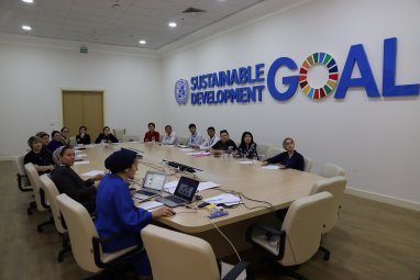 A round table “Psychosocial support for vulnerable youth and women at the community level” was organized in Ashgabat