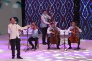 A concert took place at the Ashgabat Mukams Palace