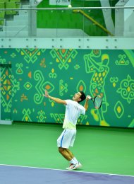 Fotoreportaž: Aşgabatda tennis boýunça Türkmenistanyň açyk çempionaty tamamlandy