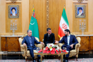 Gurbanguly Berdimuhamedov's working visit to the Islamic Republic of Iran begins