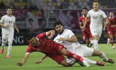 Сборная Туркменистана на выезде уступила команде Индонезии в товарищеском матче