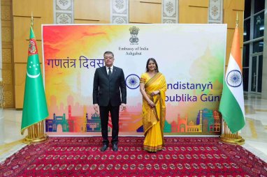 A reception was held in Ashgabat on the occasion of the Republic Day of India
