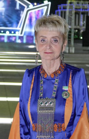 Head of Austrian-Turkmen Society awarded jubilee medal in honor of 300th anniversary of Magtymguly