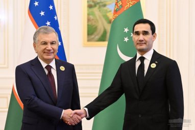 В Ашхабаде состоялась встреча президентов Туркменистана и Узбекистана
