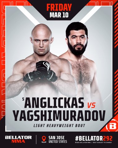 Dovletjan Yagshimuradov will have fight with Julius Anglickas at Bellator 292