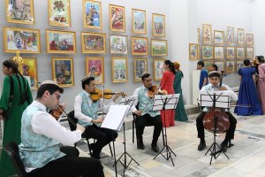  An exhibition of works by students of the Bashim Nurali Children’s Art School opened in Ashgabat
