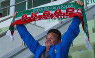Türkmenistanyň hokkeý ýygyndysy «Ak Bars» topary bilen ýoldaşlyk duşuşygyny geçirdi