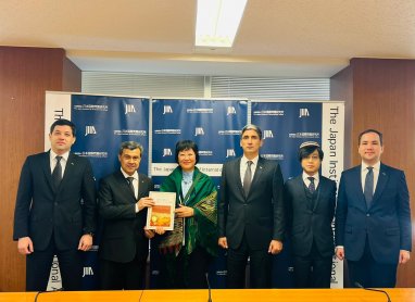 A meeting with the delegation of Turkmenistan was held at the Japan Institute of International Relations