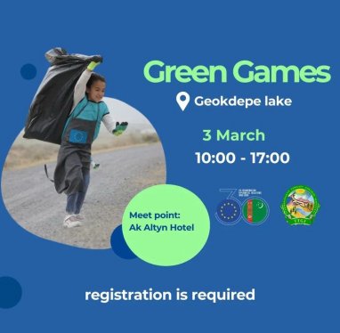 В Ашхабаде идет набор в проект «Зеленые игры волонтеров»
