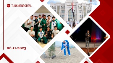 A nationwide greening campaign was held in Turkmenistan, a ceremony in honor of UAE Flag Day was held in Ashgabat, Turkmen boxers won 7 medals at the Asian Junior Championships and other news