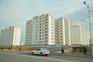 20 nine-story residential buildings designed for 864 families will be built in Ashgabat