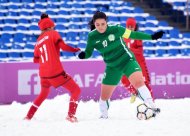 Фоторепортаж: Женская сборная Туркменистана по футболу на чемпионате CAFA (U-23) в Таджикистане