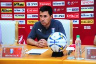 Photo report: Press conference of FC Altyn Asyr and FC Dordoi before the match of the 2019 AFC Cup