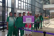 Первая группа спортсменов Туркменистана прибыла в Ханчжоу на ХIХ летние Азиатские игры