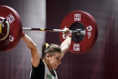 Туркменская тяжелоатлетка Кристина Шерметова поделилась впечатлениями от приезда в Беларусь на II Игры стран СНГ