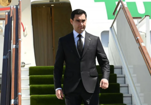 President of Turkmenistan arrives in Moscow on working visit