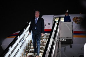 Armenian President Vahagn Khachaturyan arrived in Ashgabat on a working visit