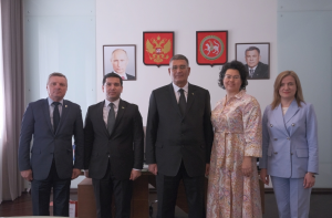 The rector of a Turkmen university visited a research technological university in Kazan