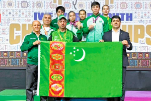 Türkmen halterciler Peru'daki Dünya Gençler Şampiyonası’nda birçok madalya kazandı