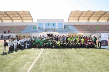 В Дашогузе состоялся фестиваль детского футбола