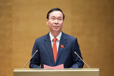 Сердар Бердымухамедов поздравил Во Ван Тхыонга с избранием на должность Президента Вьетнама